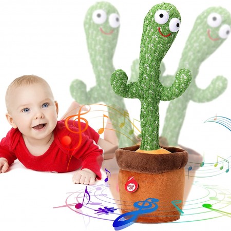 Original China Rechargeable Dancing Talking Cactus Plush Toy