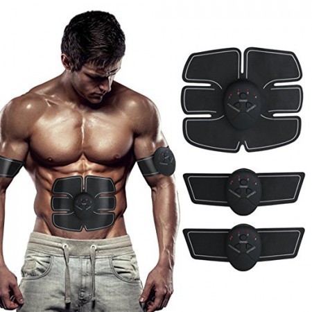 ABS Stimulator Abdominal Muscle Training Toning Belt Waist Trimmer - 4034