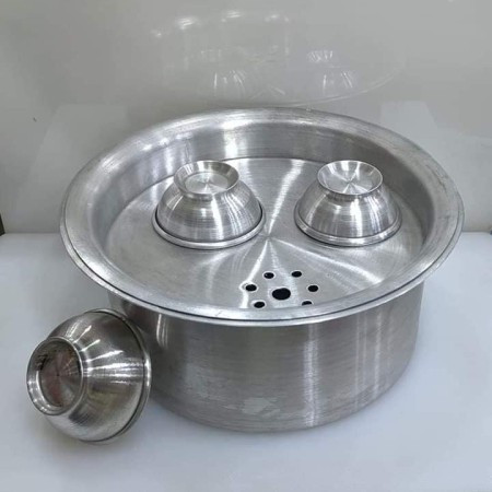 Steamed Cake Saucepan With Lid And 3 Pieces Bowl 20 Cm